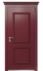 Дверь Termo Ral 3005 Ral 3031 614 вид снаружи