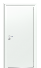 Дверь TermoPlus Ral 9003 Венге 635 вид снаружи