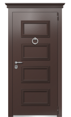 Дверь Termo Ral 8017 Ral 8025 187 вид снаружи