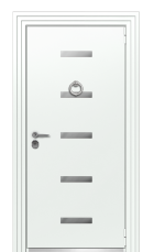 Дверь Termo Ral 9003 Ral 3031 52 вид снаружи