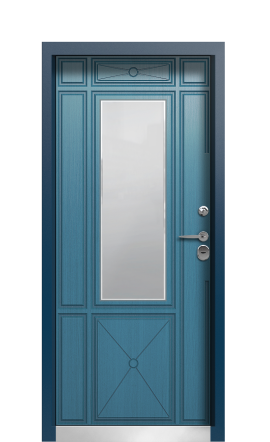 Дверь TermoPlus Del Mare Серо-голубая 230