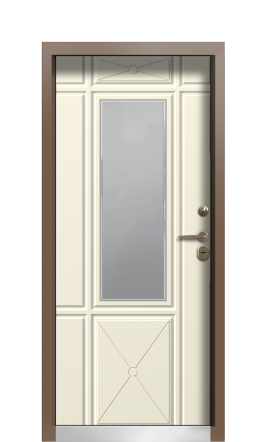 Дверь TermoPlus Ral 8025 Слоновая Кость 348