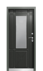 Дверь Termo Del Mare Графитовое дерево 1054 вид внутри