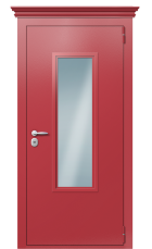 Дверь TermoPlus Ral 3031 Securemme 534 вид снаружи