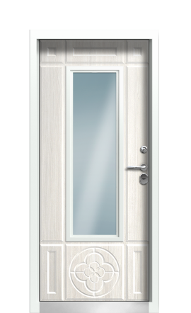 Дверь TermoPlus Ral 9003 Белая Эмаль 933