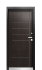 Дверь Termo Ral 3031 Венге 638 вид внутри