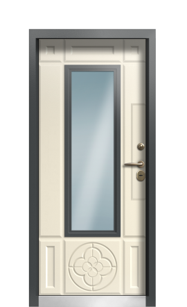 Дверь TermoWood Ral 9005 Пепельный 200