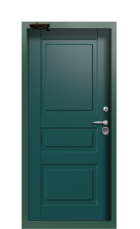 Дверь Termo Ral 1019 Ral 9003 601 вид внутри