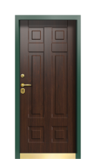 Дверь Termo Ral 6028 Кофейное Дерево 882 вид внутри