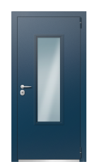 Дверь TermoPlus Del Mare Ral 5014 970 вид снаружи