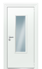 Дверь Termo Ral 9003 Kale 213 вид снаружи