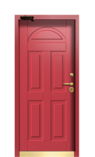 Дверь Termo Ral 3005 Тёмно-Красный 555 вид внутри