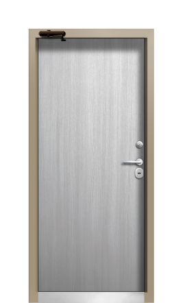 Дверь TermoWood Ral 1019 Лён Сиена 575