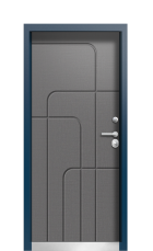 Дверь Termo Silver Дымчатое дерево 1052 вид внутри