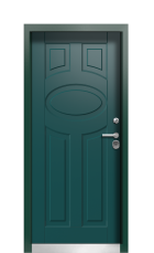 Дверь Termo Patina Тёмон Зелёное 314 вид внутри