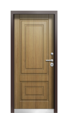 Дверь Termo Ral 3031 Дуб 405 вид внутри