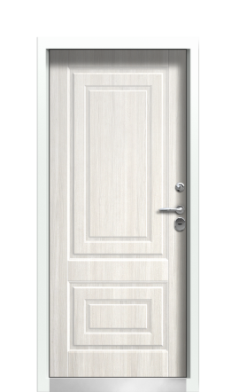 Дверь TermoPlus Ral 7043 Белая Эмаль 129