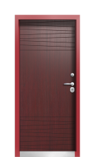 Дверь Termo Ral 7043 Венге 648 вид внутри