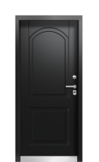 Дверь Termo Ral 9005 Кале 652 вид внутри