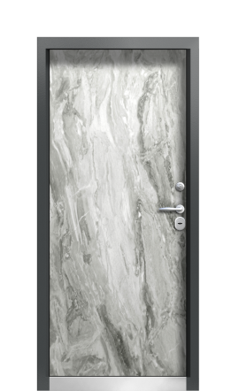 Дверь TermoPlus Ral 3005 Белый Мрамор 61