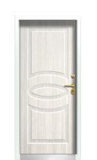 Дверь Termo Ral 9005 Белая Эмаль 334 вид внутри