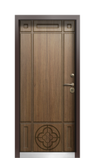 Дверь Termo Ral 9003 Тик 359 вид внутри