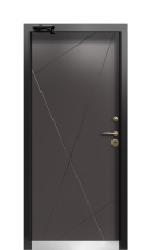 Дверь Termo Ral 7006 Палисандр 49 вид внутри