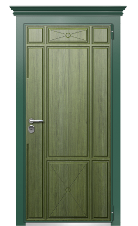 Дверь TermoWood Ral 6028 Тёмно-зелёное 584