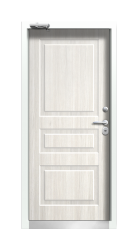 Дверь Termo Ral 9003 Белая эмаль 517 вид внутри