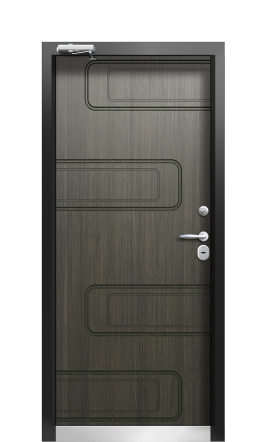 Дверь TermoPlus Ral 9005 Венге 511