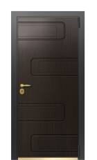 Дверь TermoWood Vesuvio Венге Бонобо 135 вид снаружи