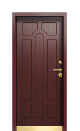 Дверь TermoPlus Ral 5005 Тёмно-красная 125