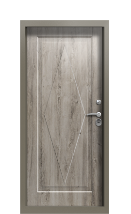 Дверь TermoWood Ral 7006 Арктическая береза 1225