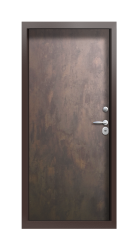 Дверь Termo Ral 3005 Тёмно Красный 175 вид внутри