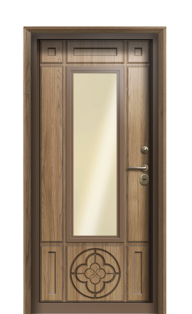 Дверь TermoWood Ral 8017 Грецкий орех 1110