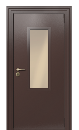 Дверь TermoPlus Ral 8017 Бронзовая лиственница 1113