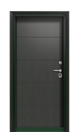 Дверь TermoWood Patina Графитовое дерево 1069