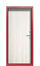 Дверь Termo Ral 3031 Белая эмаль 1031 вид внутри