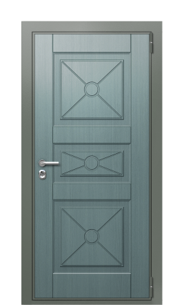 Дверь TermoWood Ral 7009 Пепельный 1088