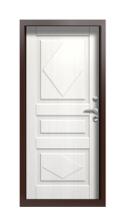 Дверь Termo Ral 5005 Белое дерево 160 вид внутри