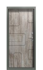 Дверь Termo Ral 7009 Джут 1060 вид внутри