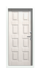 Дверь Termo Ral 5005 Граб Белый 14 вид внутри