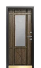 Дверь Termo Tobacco Палисандр 952 вид внутри