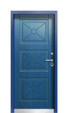 Дверь Termo Del Mare Тёмно Синяя 328 вид внутри