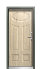 Дверь Termo Ral 7043 Сатиновое Дерево 16 вид внутри