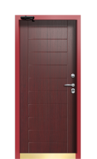 Дверь Termo Ral 9003 Милк 426 вид внутри