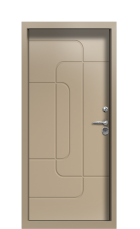 Дверь Termo RAL 9003 RAL 1019 1149 вид внутри