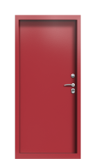 Дверь Termo Ral 5005 Ral 3031 507 вид внутри