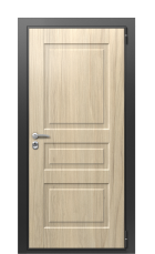 Дверь TermoWood Woodline венге vesuvio сатиновое дерево вид снаружи