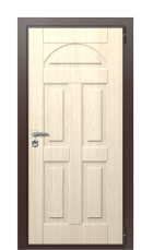 Дверь TermoWood Tobacco Ванильный дуб 123 вид снаружи